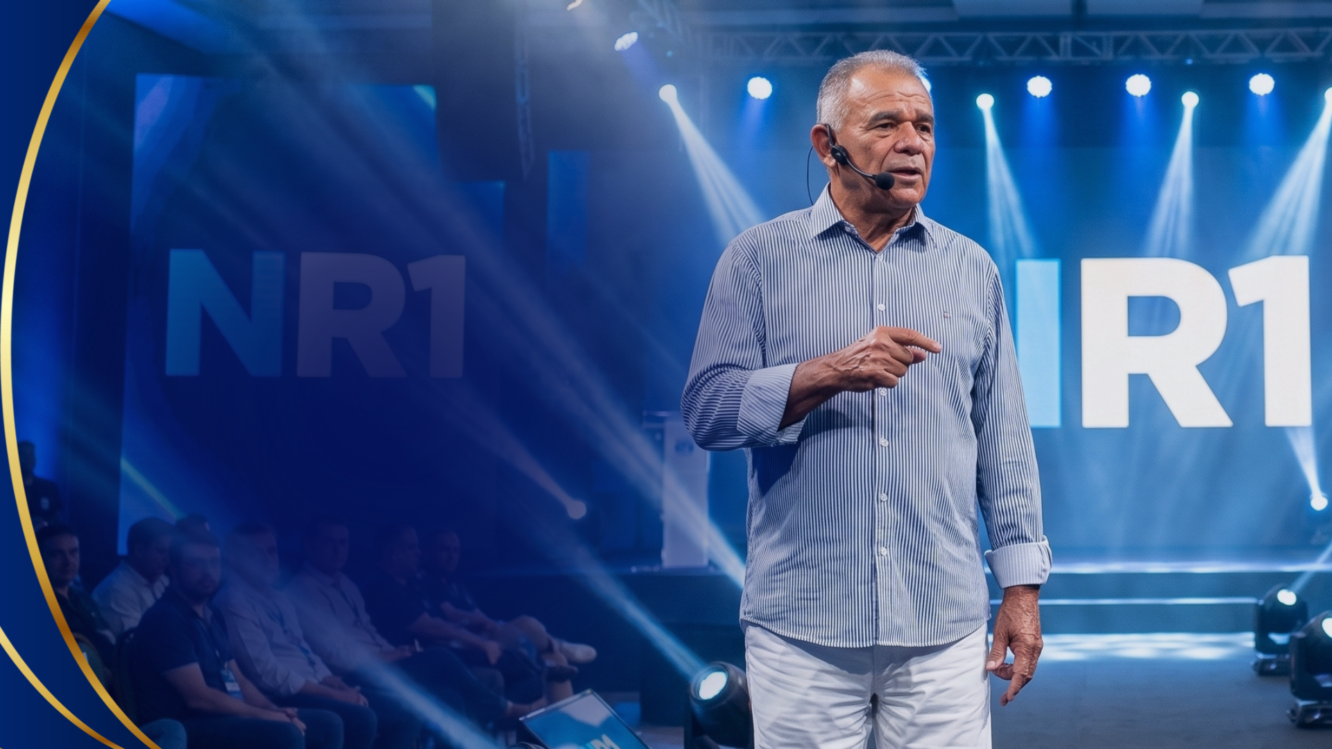 Fleury Azevedo em palestra corporativa
